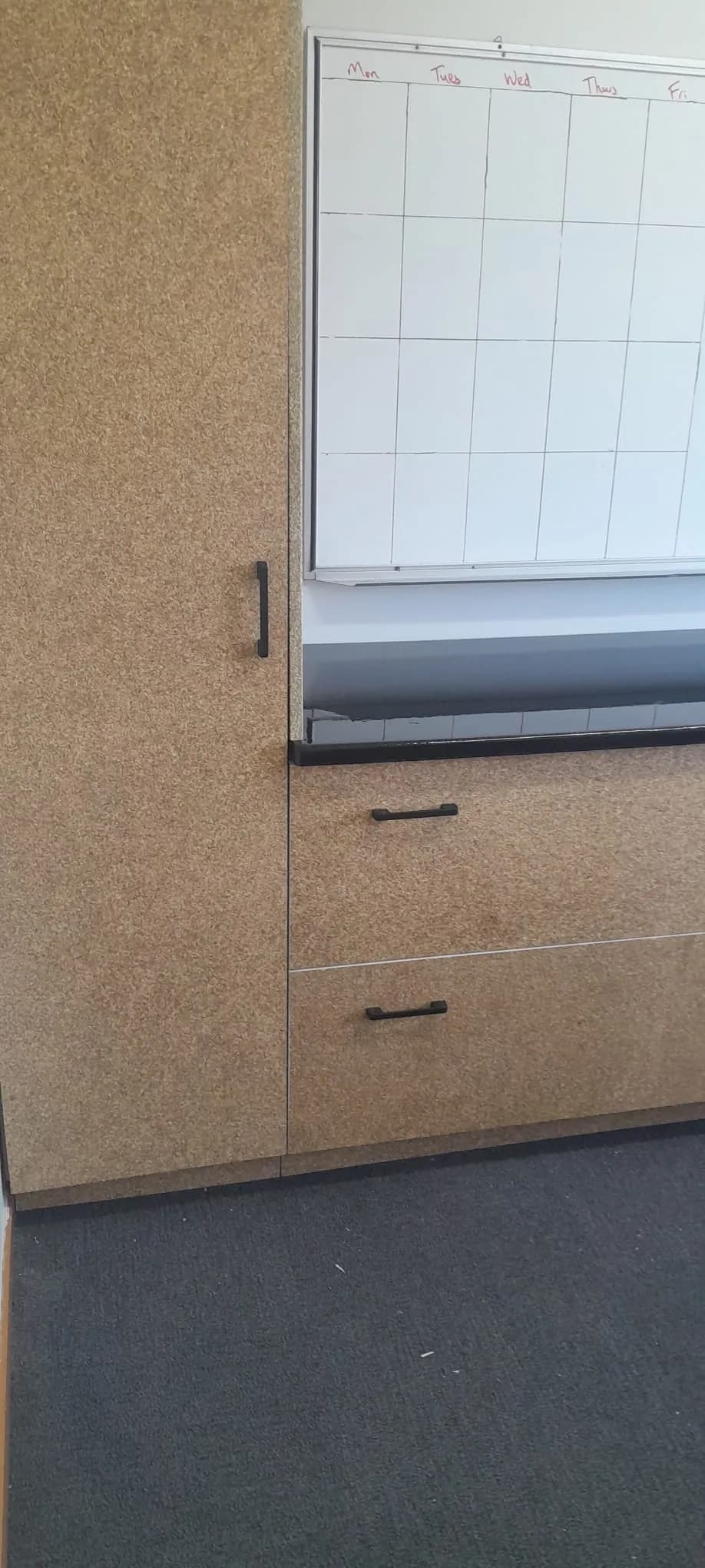 HempPod kitchen, portrait view